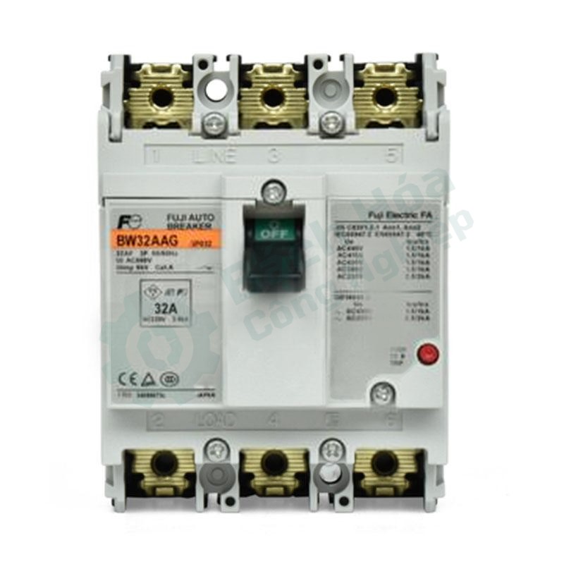 Aptomat (cầu dao tự động) 3P 75A FUJIELECTRIC BW100EAG-3P-75A