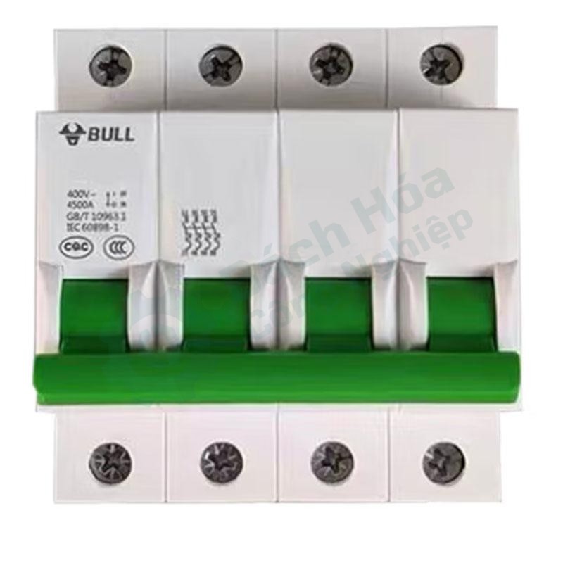 Aptomat (cầu dao tự động) BULL LB5-125/100A-4P/C