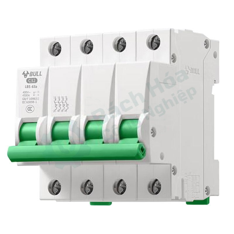Aptomat (cầu dao tự động) BULL LB5-63a/16A-4P