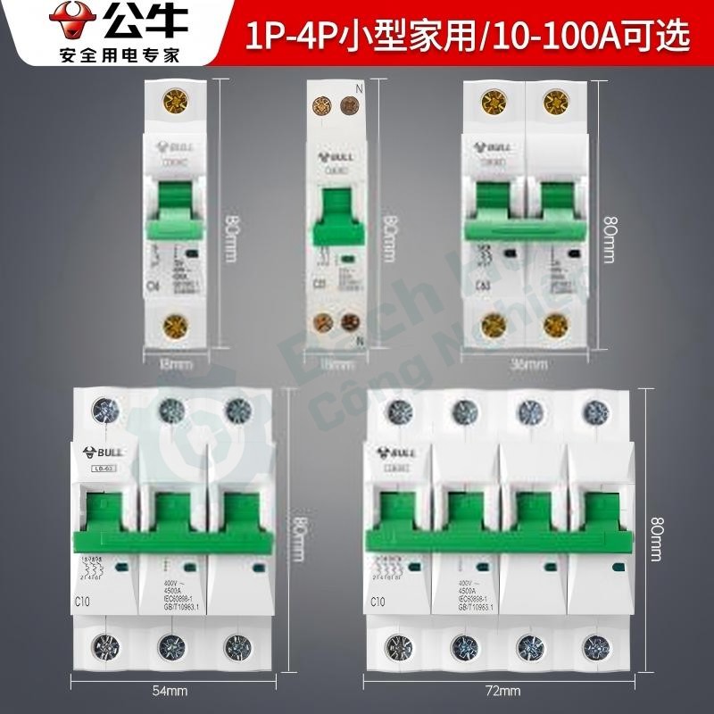 Aptomat (cầu dao tự động) BULL LB5-63a/63A-3P