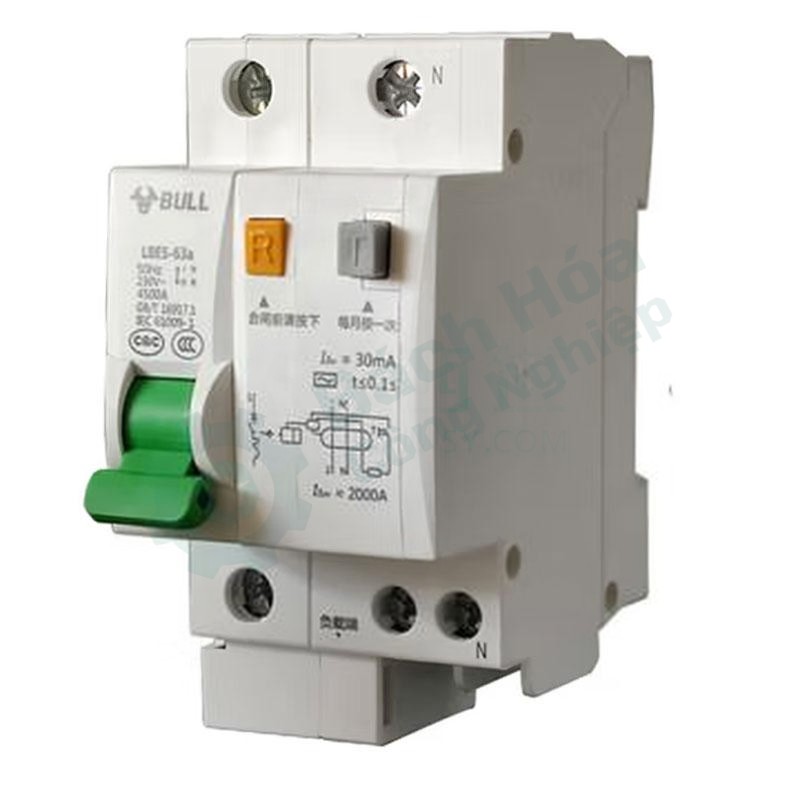 Aptomat (cầu dao tự động) BULL LBE5-63a/10A-1PN