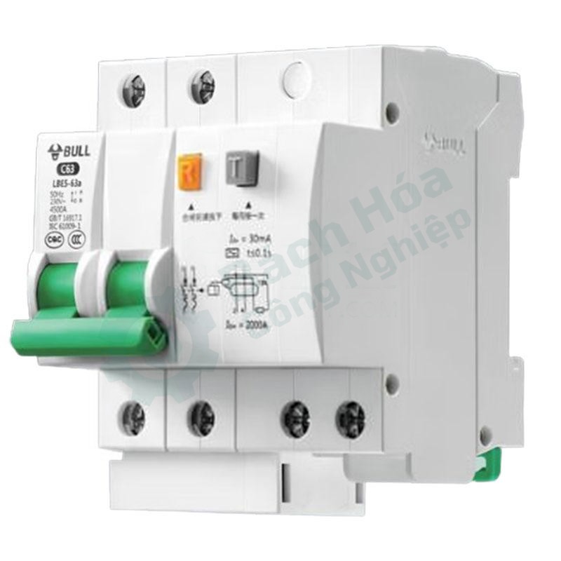 Aptomat (cầu dao tự động) BULL LBE5-63a/16A-2P