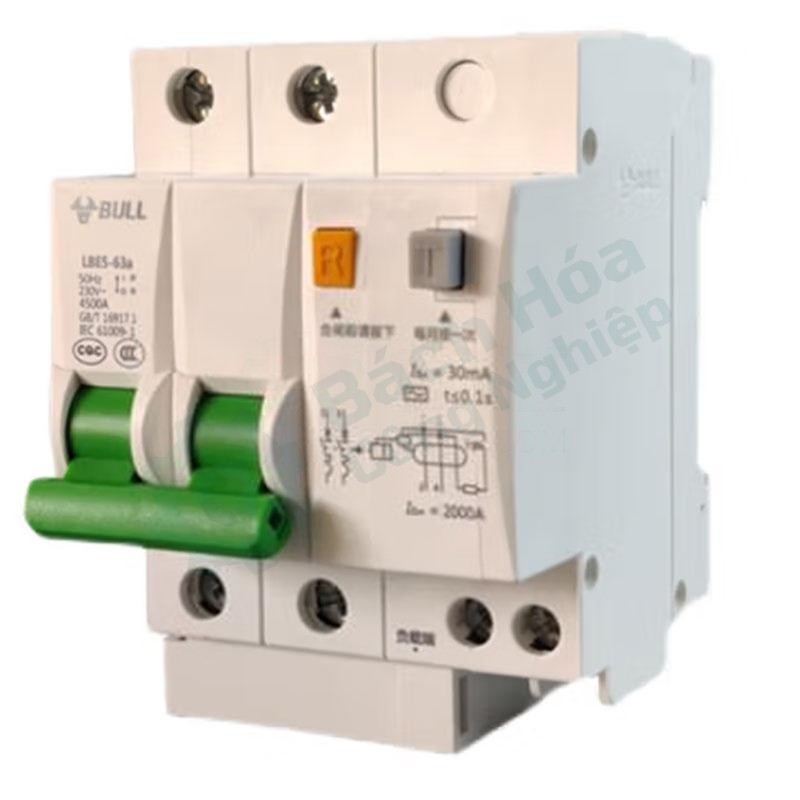 Aptomat (cầu dao tự động) BULL LBE5-63a/25A-2P