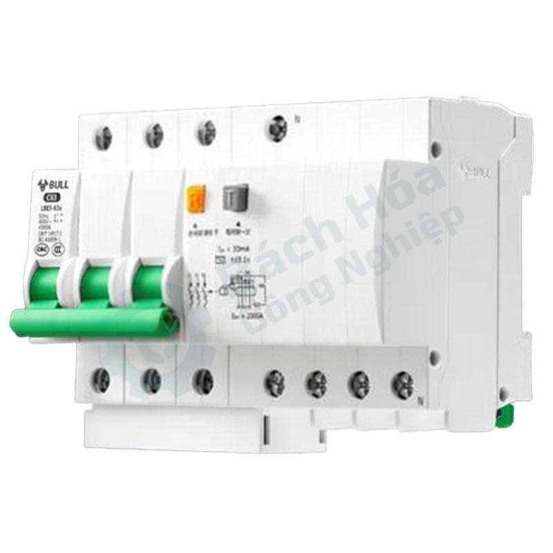 Aptomat (cầu dao tự động) BULL LBE5-63a/63A-3P