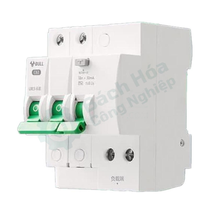 Aptomat chống giật (RCCB) 2P 32A BULL LBE3-63E/32A-2P