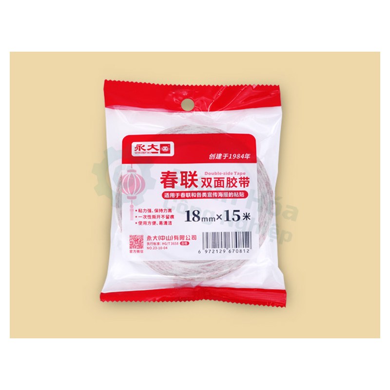 Băng keo 2 mặt dán câu đối Wingtai