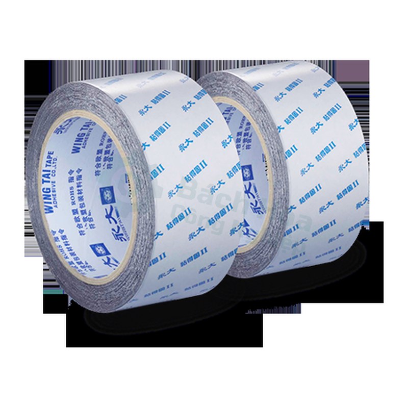 Băng keo hai mặt tissue nền đen Wingtai