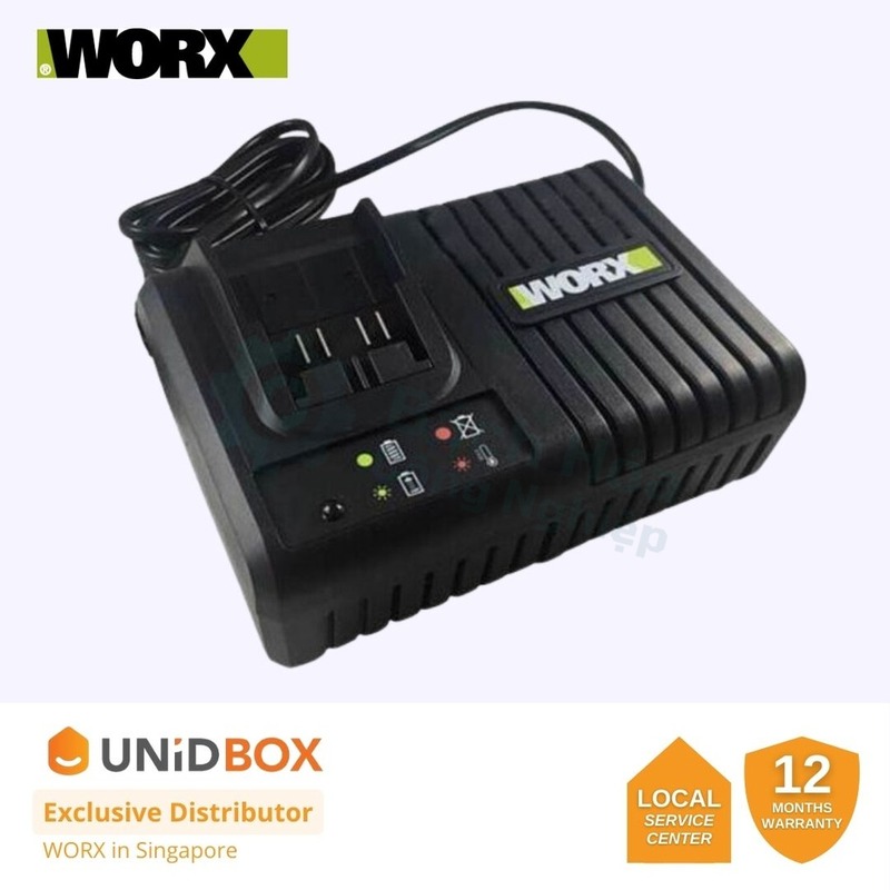 Bộ sạc pin WORX WA3922 20V 6A Nhanh 1 giờ 160W