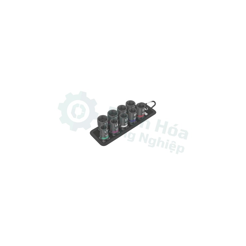 Bộ Socket Impact WERA 9-PIECE Belt C Impaktor 1/2 inch 13-21mm