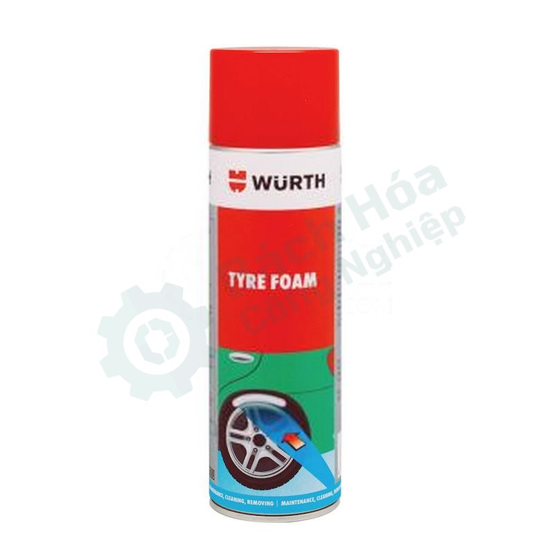 Bọt xịt dưỡng lốp WURTH 0890121005