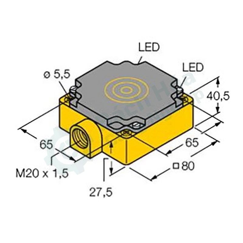 Cảm biến tiệm cận TURCK Bi40-CP80-VP4X2