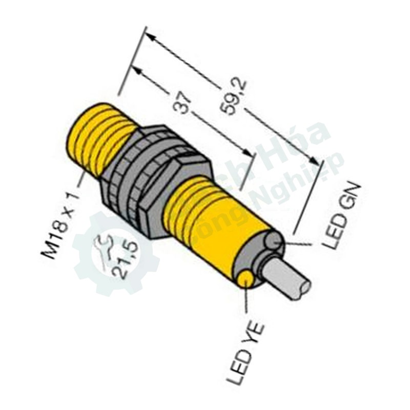 Cảm biến tiệm cận TURCK DOIR100-BS18-VP6X2E
