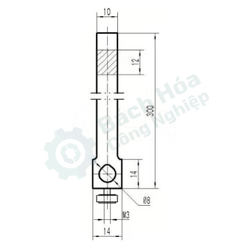 Cảo kẹp (kẹp chữ F/C) GUANGLU 300mm