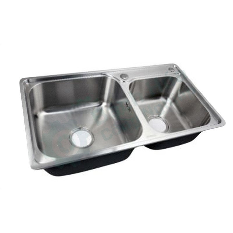 Chậu rửa bát hai hộc inox AMICO XS-4201