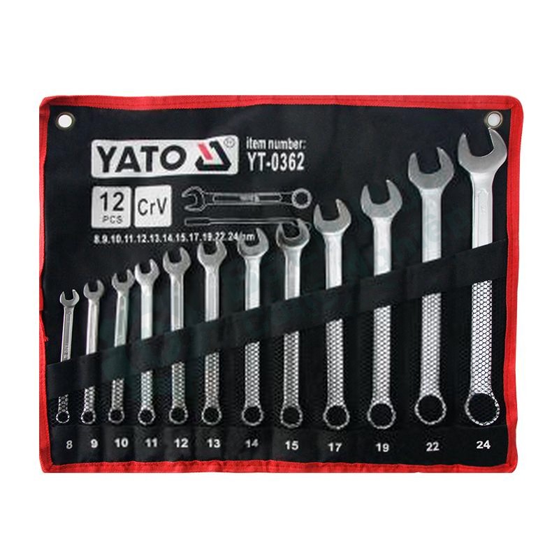 Cờ lê hai đầu (vòng-miệng) YATO YT-0362