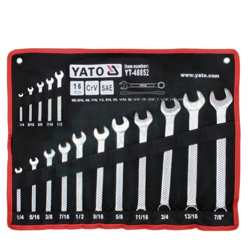 Cờ lê hai đầu (vòng-miệng) YATO YT-48852