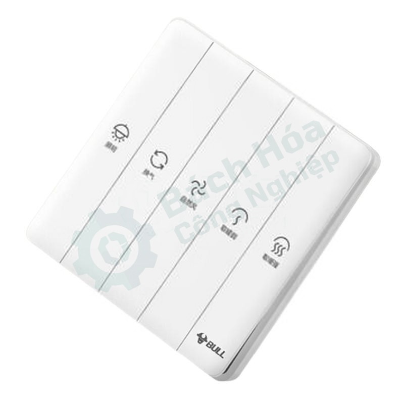 Công tắc đèn sưởi nhà tắm 5 phím BULL G28K532