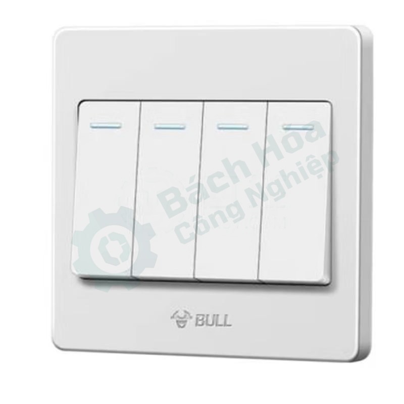 Công tắc tường 4 nút 2 chiều BULL GN-G07K412C