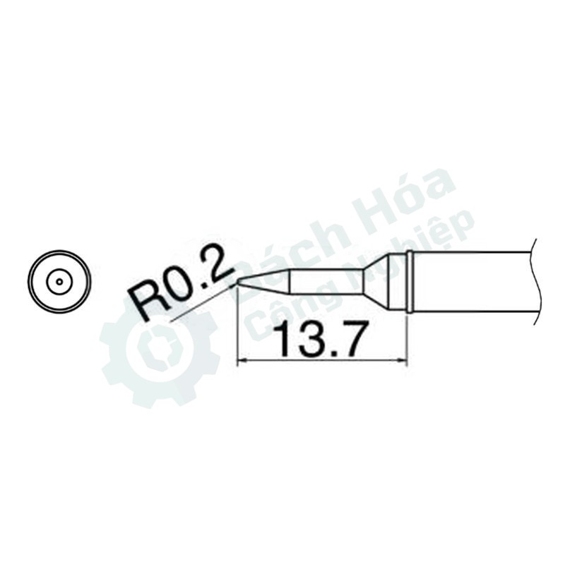 Đầu mỏ hàn HAKKO T31-02SBL