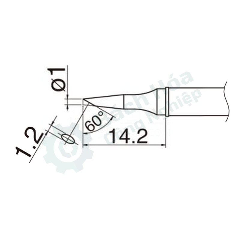 Đầu mỏ hàn HAKKO T31-03BC1