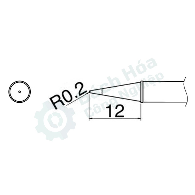 Đầu mỏ hàn HAKKO T31-03BL