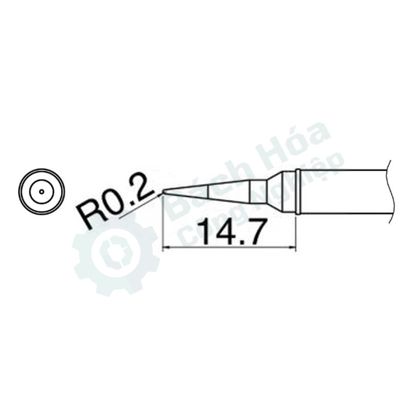 Đầu mỏ hàn HAKKO T31-03IL