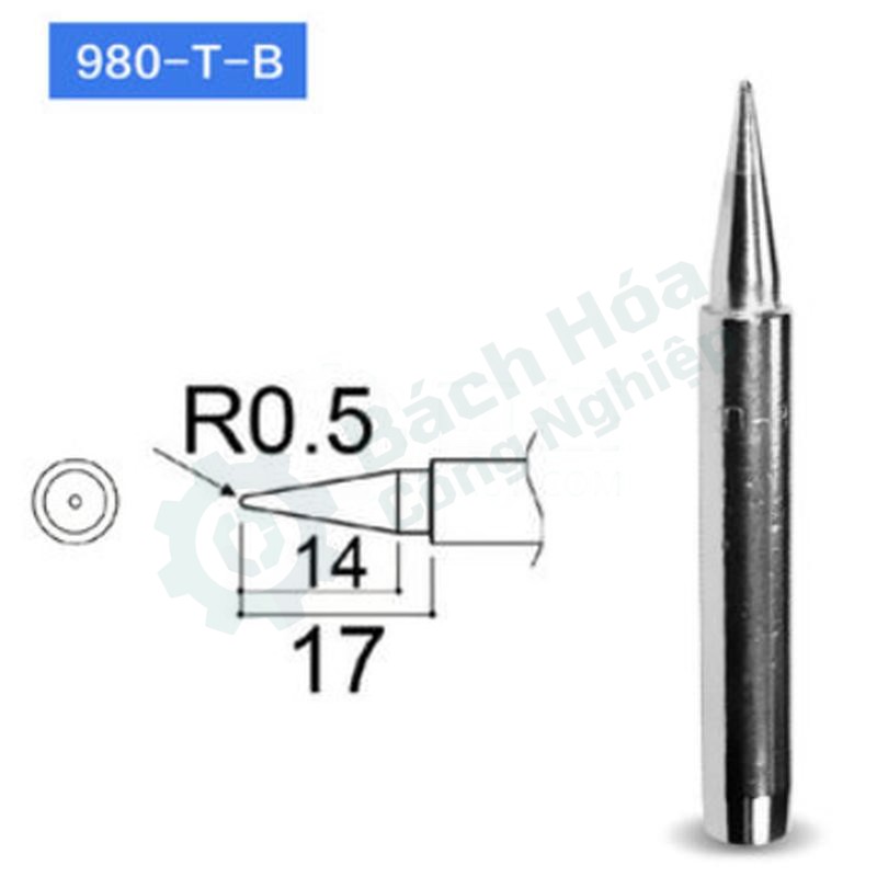Đầu mỏ hàn (tip) HAKKO 980-T-B