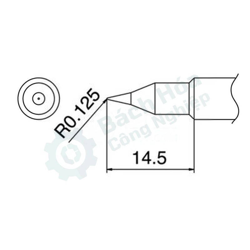 Đầu mỏ hàn (tip) HAKKO T18-S4