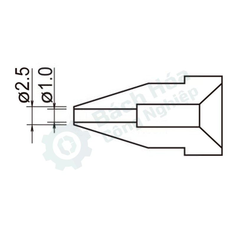 Đầu mỏ hàn (tip) HAKKO T20-BCM2