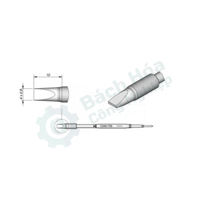 Đầu mỏ hàn (tip) JBC C245-755