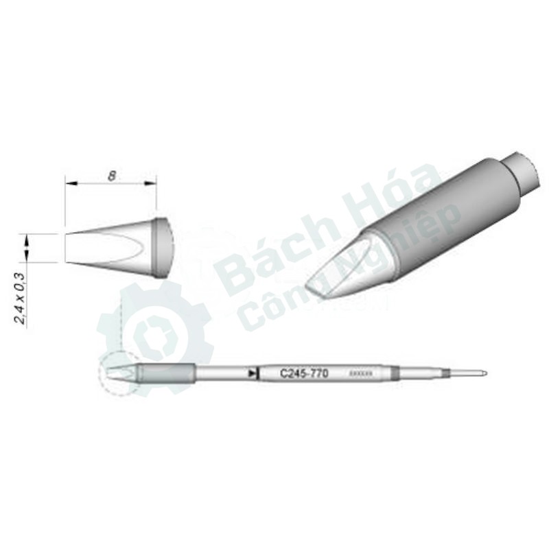 Đầu mỏ hàn (tip) JBC C245770