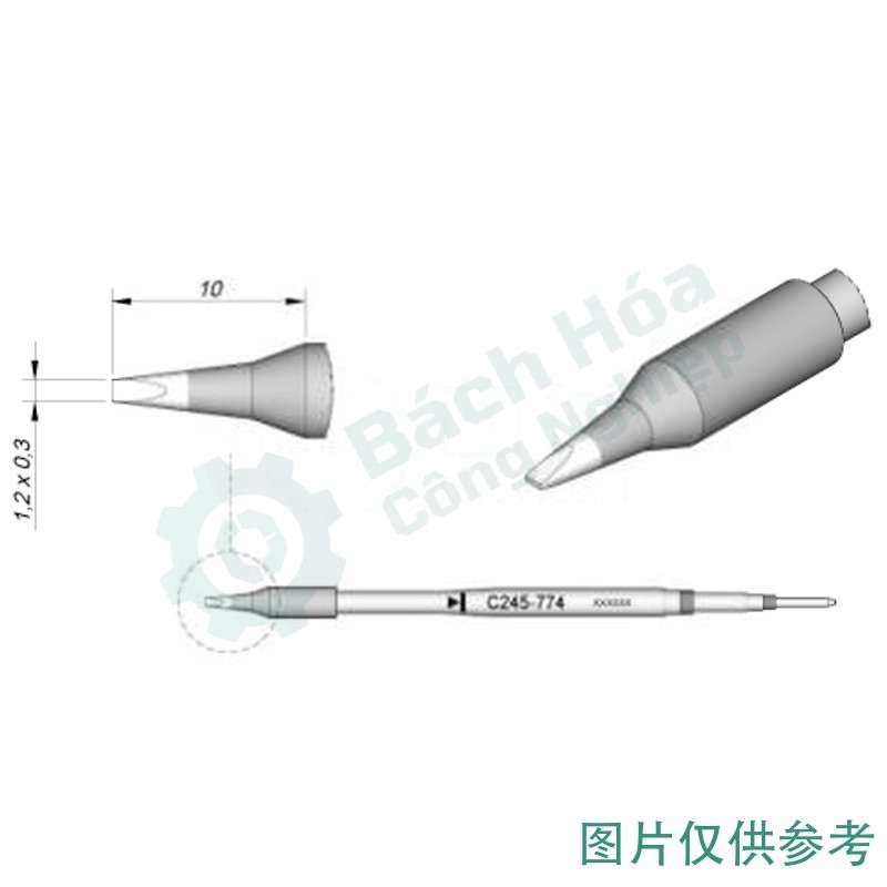 Đầu mỏ hàn (tip) JBC C245774