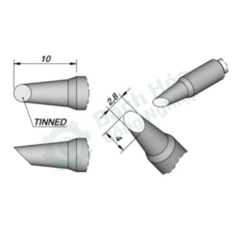 Đầu mỏ hàn (tip) JBC C245784