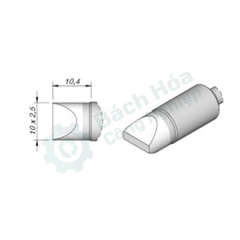 Đầu mỏ hàn (tip) JBC C470-006