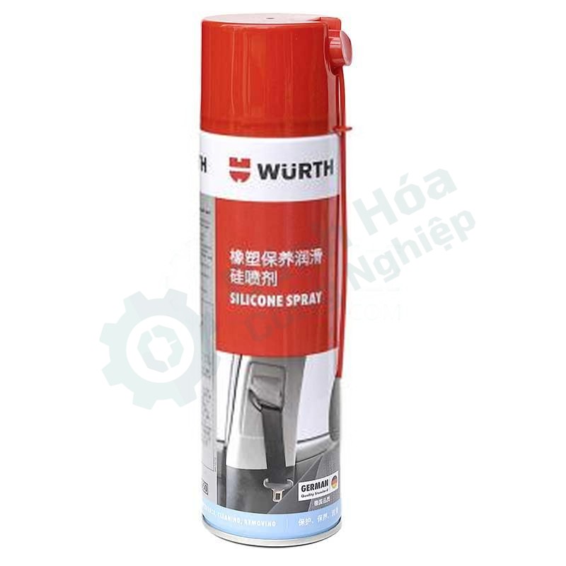Dầu silicone bảo dưỡng cao su nhựa dạng xịt WURTH 893221