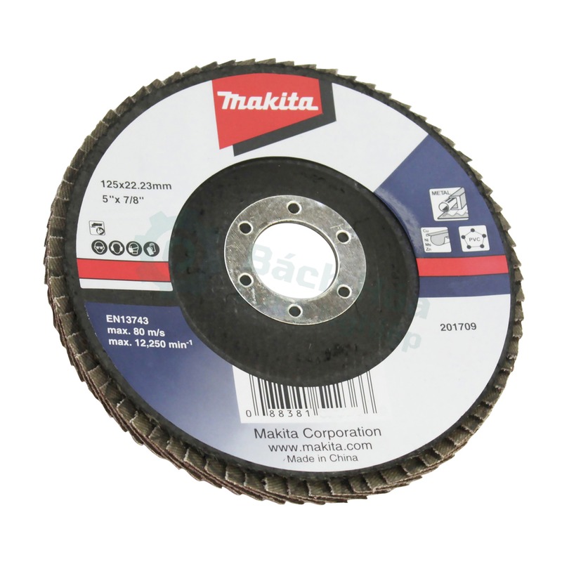 Đĩa nhám xếp cho máy mài góc - Makita D-63507