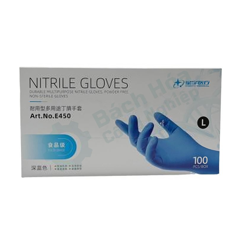 Găng tay nitrile chống hóa chất Xingyu E450