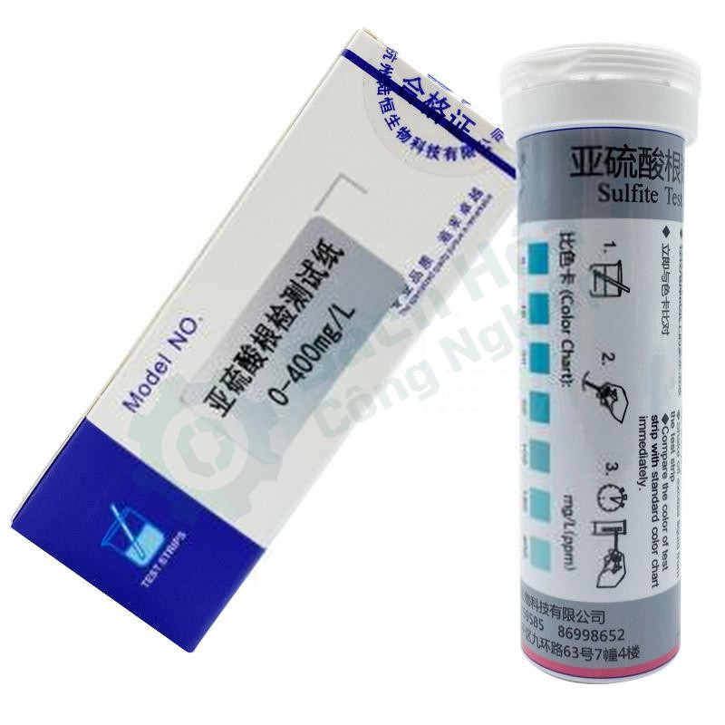 Giấy thử sulfite (gốc sunfit) LH 0-400mg/L