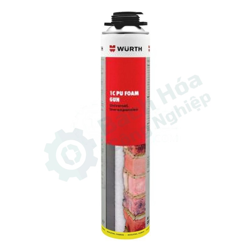 Keo bọt nở polyurethane (PU foam) WURTH 0892148750