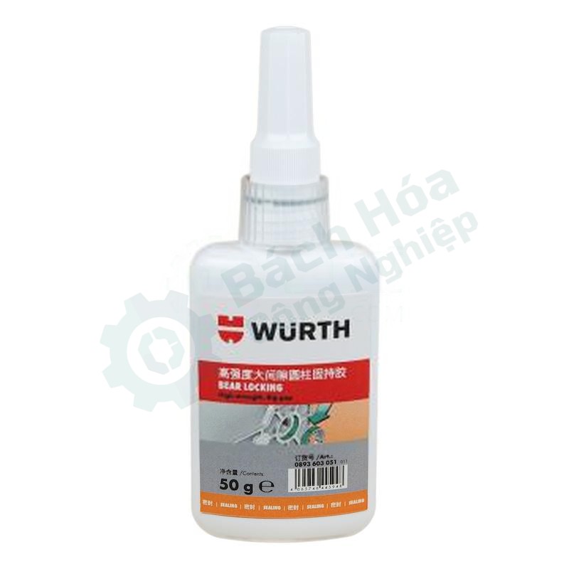 Keo giữ trục (kỵ khí, khe hở lớn) WURTH 0893603051