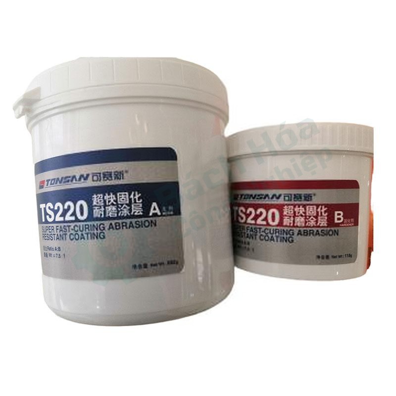 Keo phủ chống mài mòn siêu nhanh (epoxy 2 thành phần) TONSAN TS220