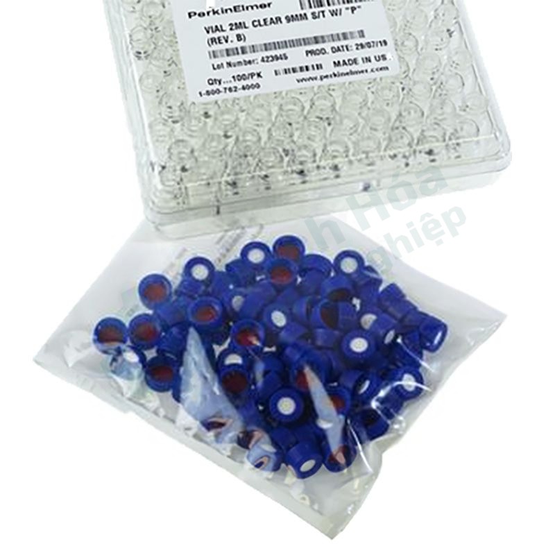 Lọ tiêm mẫu sắc ký (vial 2ml miệng vặn, thủy tinh nâu) PERKINELMER N9310055