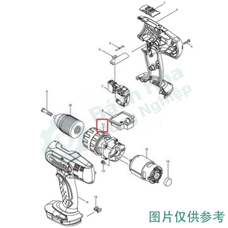 Máy khoan cầm tay MAKITA 125485-0