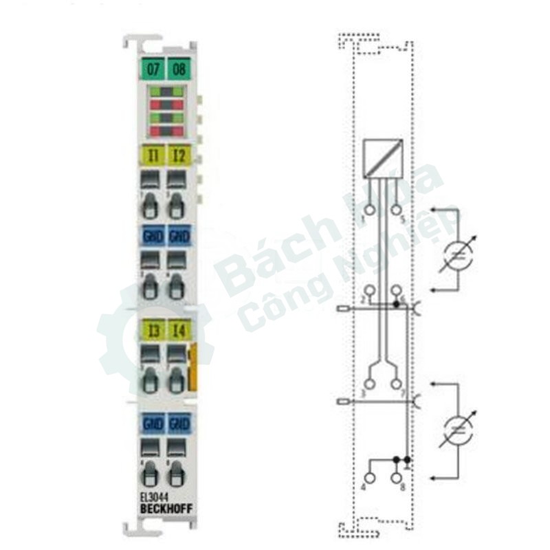 Mô-đun đầu vào analog (terminal) BECKHOFF EL3044