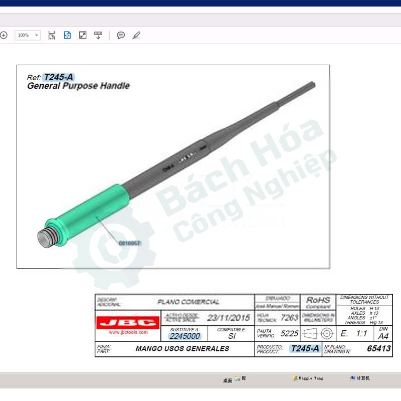 Mỏ hàn JBC T245-A
