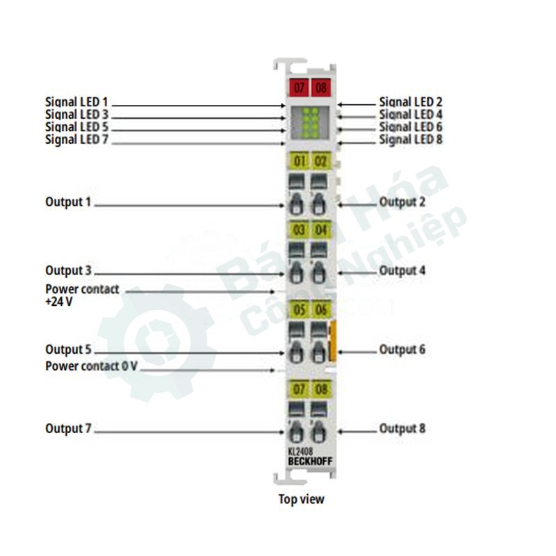 Module ngõ ra digital bus terminal BECKHOFF KL2408