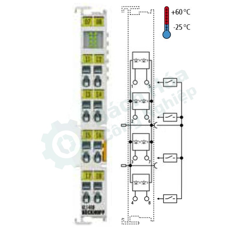 Module ngõ vào digital bus terminal BECKHOFF KL1408