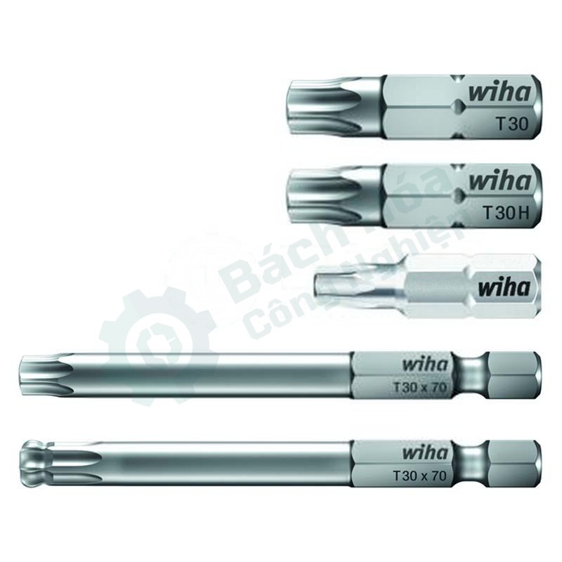 Mũi vít hoa thị (Torx) chuôi lục giác 6.35mm WIHA 38718