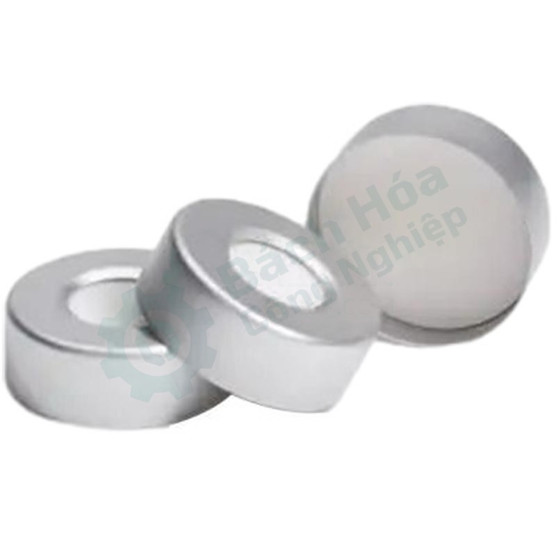 Nắp nhôm bóp 20mm PTFE/silicone headspace AGILENT PTFE/