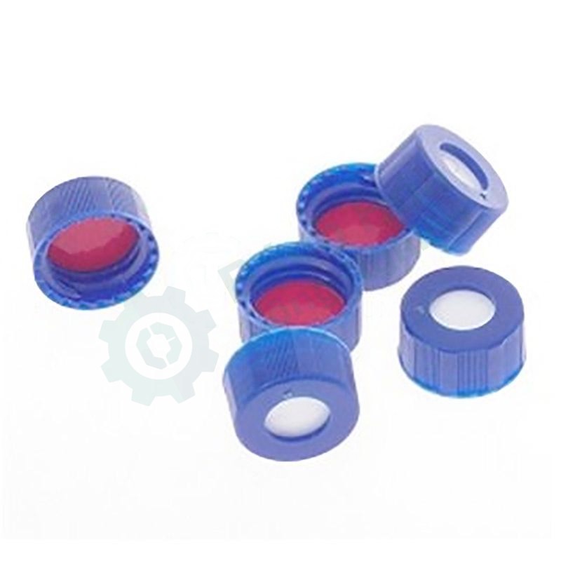 Nắp vặn 9mm có lỗ kèm đệm PTFE/silicon CNW VEAP-5395-09B-100